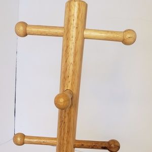Wooden Mug Rack
